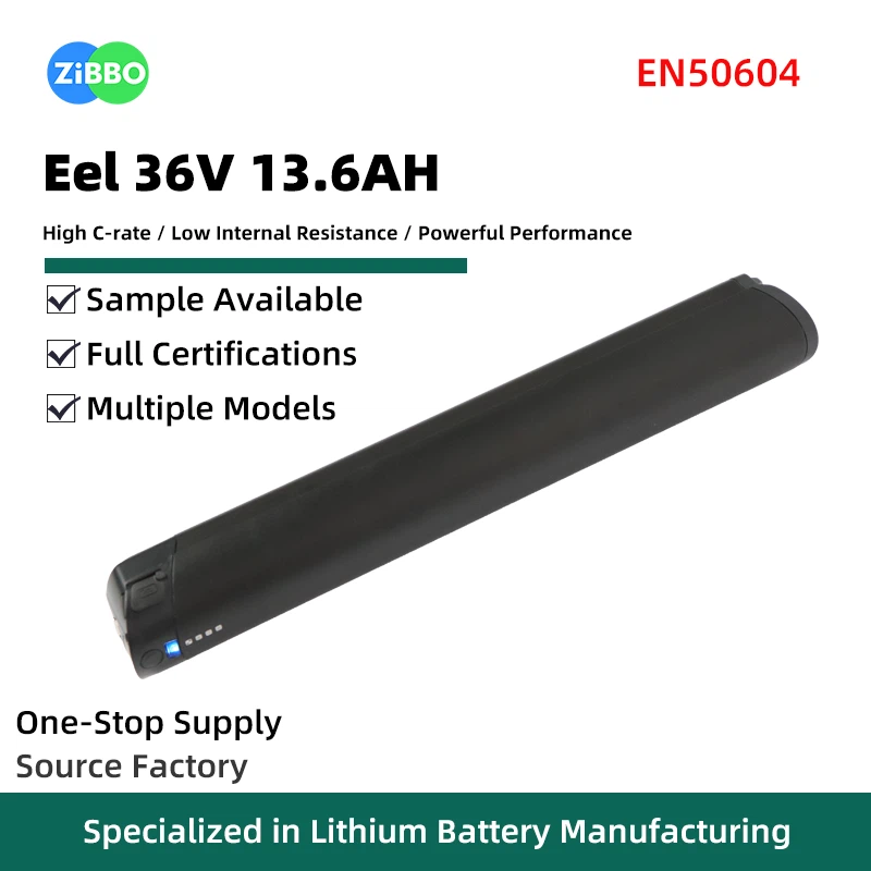 Eel 36V 13.6AH Electric Bicycle Battery