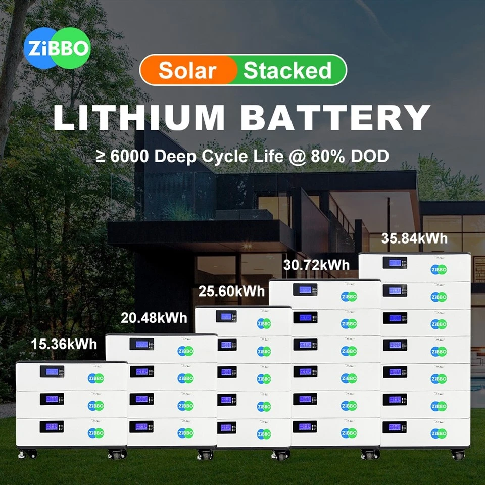 Residential Energy Storage 15KWH Solar Stacked Battery 51.2V 300Ah Long Life Cycle