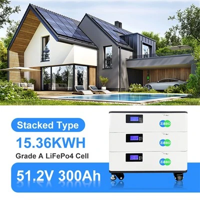 Magazynowanie energii w budynkach mieszkalnych 15 kWh Bateria słoneczna 51,2 V 300 Ah, długi cykl życia